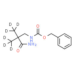 ChemSpider 2D Image | Benzyl {3-amino-2,2-bis[(~2~H_3_)methyl]-3-oxopropyl}carbamate | C13H12D6N2O3