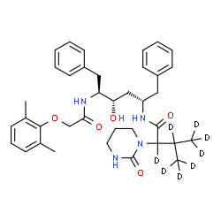 ChemSpider 2D Image | Lopinavir-d8 | C37H40D8N4O5