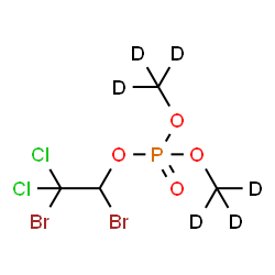 ChemSpider 2D Image | 1,2-Dibromo-2,2-dichloroethyl bis[(~2~H_3_)methyl] phosphate | C4HD6Br2Cl2O4P
