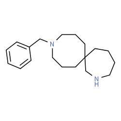 ChemSpider 2D Image | 11-Benzyl-2,11-diazaspiro[6.7]tetradecane | C19H30N2
