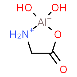 ChemSpider 2D Image | (Glycinato-kappa~2~N,O)(dihydroxy)aluminium | C2H6AlNO4