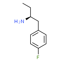 ChemSpider 2D Image | (2S)-1-(4-Fluorophenyl)-2-butanamine | C10H14FN
