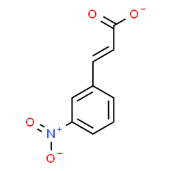 ChemSpider 2D Image | (2E)-3-(3-Nitrophenyl)acrylate | C9H6NO4