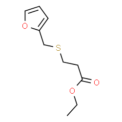 ChemSpider 2D Image | Ethyl 3-(furfurylthio)propionate | C10H14O3S