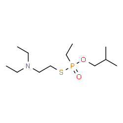 ChemSpider 2D Image | S-[2-(Diethylamino)ethyl] O-isobutyl ethylphosphonothioate | C12H28NO2PS