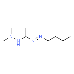 ChemSpider 2D Image | Diazene, butyl[1-(2,2-dimethylhydrazino)ethyl]- | C8H20N4