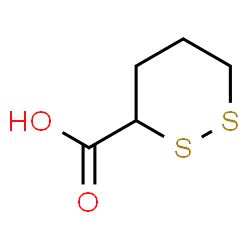 ChemSpider 2D Image | 1,2-Dithiane-3-carboxylic acid | C5H8O2S2