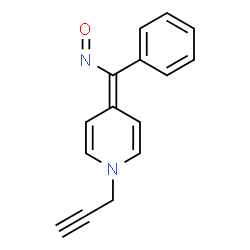 ChemSpider 2D Image | 4-[Nitroso(phenyl)methylene]-1-(2-propyn-1-yl)-1,4-dihydropyridine | C15H12N2O