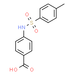 ChemSpider 2D Image | 4-{[(4-Methylphenyl)sulfonyl]amino}benzoic acid | C14H13NO4S