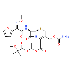 ChemSpider 2D Image | Cefuroxime pivoxetil | C23H28N4O11S