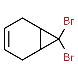 ChemSpider 2D Image | 7,7-Dibromobicyclo[4.1.0]hept-3-ene | C7H8Br2
