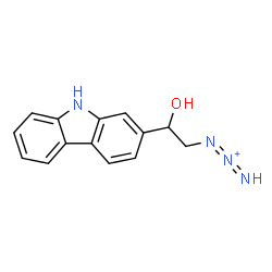ChemSpider 2D Image | 1-[2-(9H-Carbazol-2-yl)-2-hydroxyethyl]-1,2-triazadien-2-ium | C14H13N4O