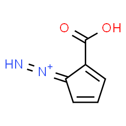 ChemSpider 2D Image | (2-Carboxy-2,4-cyclopentadien-1-ylidene)diazenium | C6H5N2O2