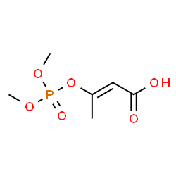 ChemSpider 2D Image | (2E)-3-[(Dimethoxyphosphoryl)oxy]-2-butenoic acid | C6H11O6P