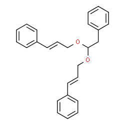 ChemSpider 2D Image | 1,1'-{(2-Phenyl-1,1-ethanediyl)bis[oxy(1E)-1-propene-3,1-diyl]}dibenzene | C26H26O2