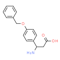 ChemSpider 2D Image | 3-Amino-3-[4-(benzyloxy)phenyl]propanoic acid | C16H17NO3