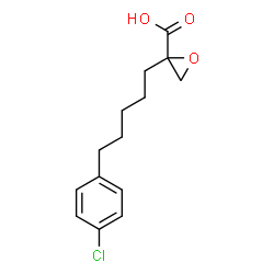 ChemSpider 2D Image | Clomoxir | C14H17ClO3