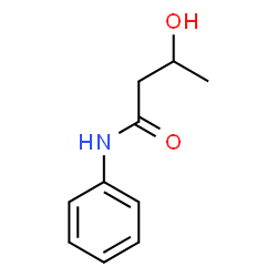 ChemSpider 2D Image | 3-Hydroxy-N-phenylbutanamide | C10H13NO2