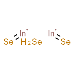 ChemSpider 2D Image | selenium; selenoxoindium | In2Se3