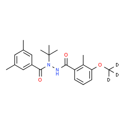 ChemSpider 2D Image | Methoxyfenozide-d3 | C22H25D3N2O3