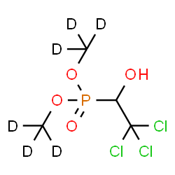 ChemSpider 2D Image | Metrifonate-d6 | C4H2D6Cl3O4P