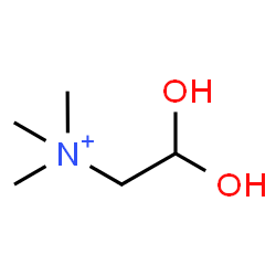 ChemSpider 2D Image | 2,2-Dihydroxy-N,N,N-trimethylethanaminium | C5H14NO2