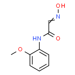 ChemSpider 2D Image | 2-(Hydroxyimino)-N-(2-methoxyphenyl)acetamide | C9H10N2O3