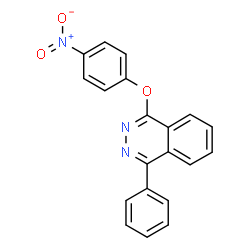 ChemSpider 2D Image | 1-(4-Nitrophenoxy)-4-phenylphthalazine | C20H13N3O3