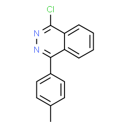 ChemSpider 2D Image | 1-Chloro-4-(4-methylphenyl)phthalazine | C15H11ClN2