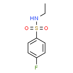 ChemSpider 2D Image | N-Ethyl-4-fluorobenzenesulfonamide | C8H10FNO2S