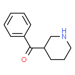 ChemSpider 2D Image | Phenyl(3-piperidinyl)methanone | C12H15NO