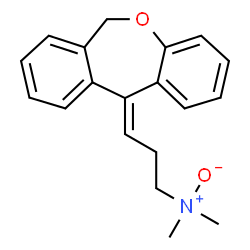 ChemSpider 2D Image | [(3Z)-3-(Dibenzo[b,e]oxepin-11(6H)-ylidene)propyl]dimethylamine oxide | C19H21NO2
