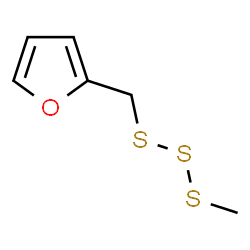ChemSpider 2D Image | 2-furfuryl methyl trisulfide | C6H8OS3