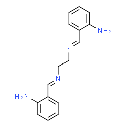 ChemSpider 2D Image | N,N'-Bis[(E)-(2-aminophenyl)methylene]ethane-1,2-diamine | C16H18N4
