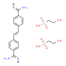 ChemSpider 2D Image | stilbamidine isetionate | C20H28N4O8S2