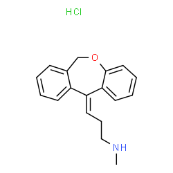 ChemSpider 2D Image | Demethyldoxepin hydrochloride | C18H20ClNO