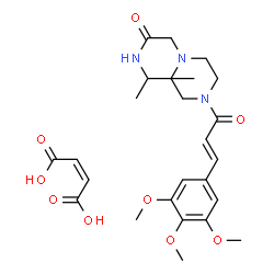 ChemSpider 2D Image | Cinpropazide maleate | C25H35N3O9