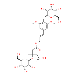 ChemSpider 2D Image | Tangshenoside I | C29H42O18