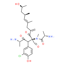 ChemSpider 2D Image | geodiamolide C | C28H40ClN3O6