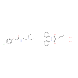 ChemSpider 2D Image | Clofezone | C33H45ClN4O6