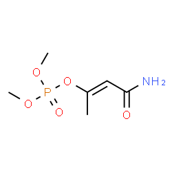 ChemSpider 2D Image | (2E)-4-Amino-4-oxo-2-buten-2-yl dimethyl phosphate | C6H12NO5P