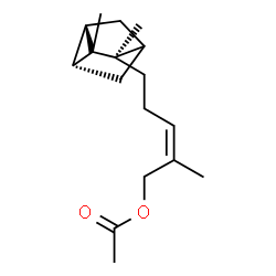 ChemSpider 2D Image | ?-santalol acetate | C17H26O2