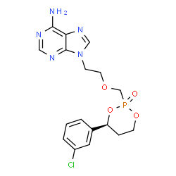 ChemSpider 2D Image | pradefovir | C17H19ClN5O4P