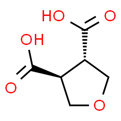 ChemSpider 2D Image | (3S,4S)-Tetrahydro-3,4-furandicarboxylic acid | C6H8O5