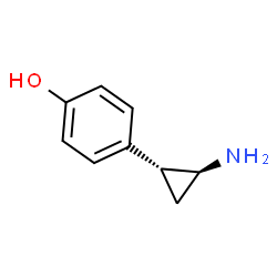 ChemSpider 2D Image | 4-[(1R,2S)-2-Aminocyclopropyl]phenol | C9H11NO