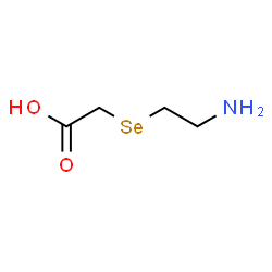 ChemSpider 2D Image | [(2-Aminoethyl)selanyl]acetic acid | C4H9NO2Se