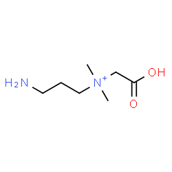 ChemSpider 2D Image | 3-Amino-N-(carboxymethyl)-N,N-dimethyl-1-propanaminium | C7H17N2O2