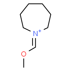 ChemSpider 2D Image | 1-(Methoxymethylene)azepanium | C8H16NO