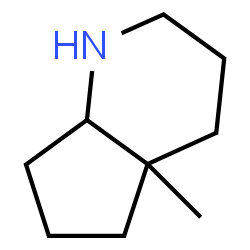 ChemSpider 2D Image | 4a-Methyloctahydro-1H-cyclopenta[b]pyridine | C9H17N