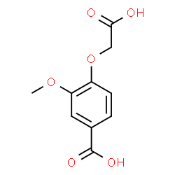 ChemSpider 2D Image | 4-(Carboxymethoxy)-3-methoxybenzoic acid | C10H10O6